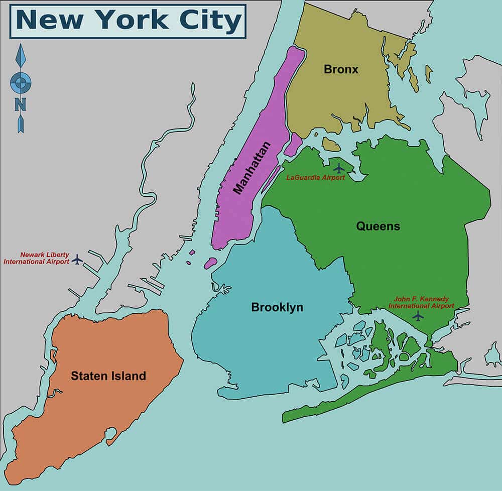 NYC map