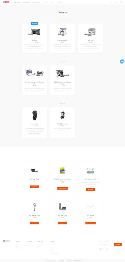 DDS Shop Page
