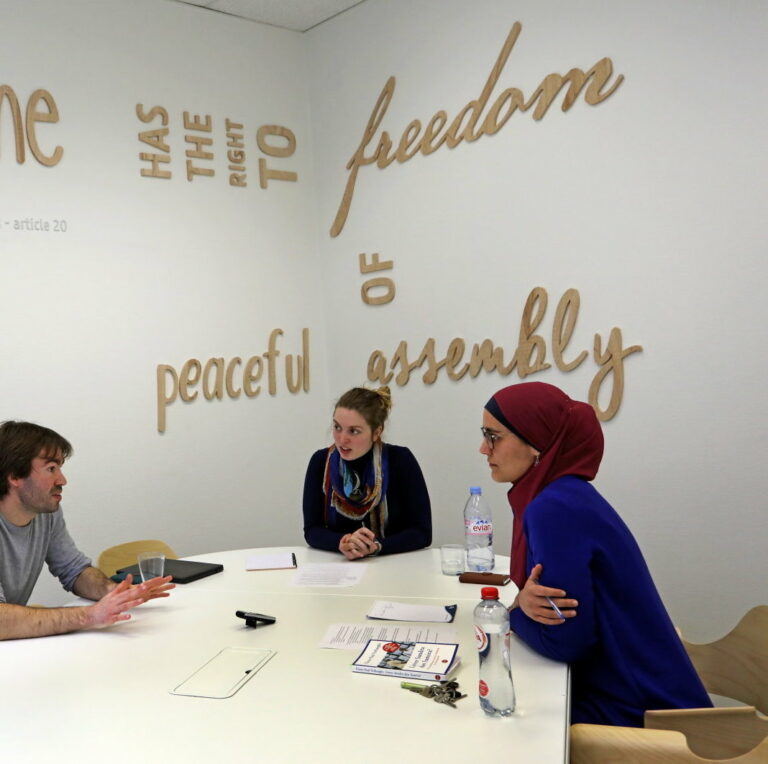 human rights website project