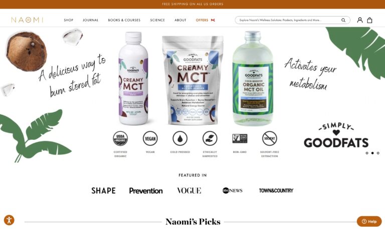 naomi website